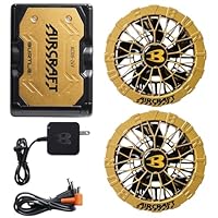 バートル 2025年 空調服24Vメタリックゴールドバッテリー&ゴールドファン Amazon.co.jp: 2025 24V バートル ファンバッテリーセット